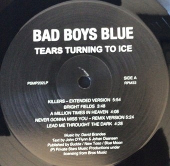 Купить Bad Boys Blue - Tears Turning To Ice LP 12 Italo: отзывы, фото, характеристики в интерне-магазине Aredi.ru