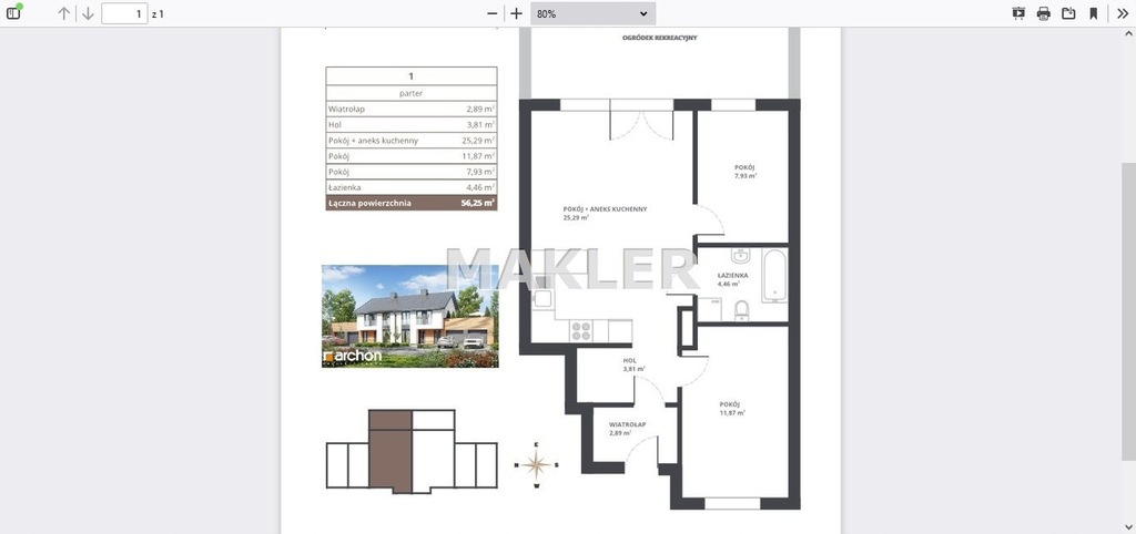 Mieszkanie, Łabiszyn, Łabiszyn (gm.), 57 m²