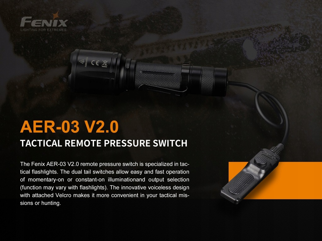 Włącznik na kablu żelowy Fenix AER-03 V2.0, Fenix