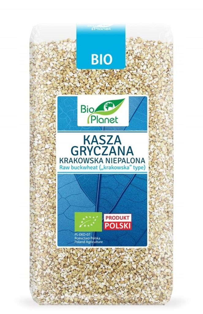 KASZA GRYCZANA KRAKOWSKA NIEPALONA BIO 500 g - BIO PLANET