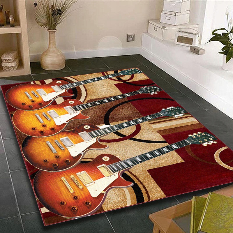 Music Is The Voice Of The Soul Guitar Printed
