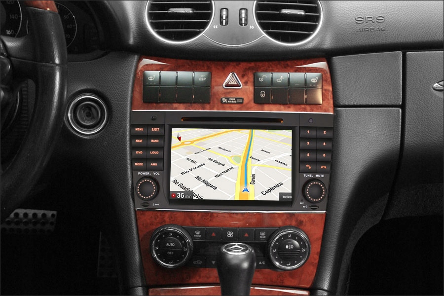 NAWIGACJA GPS RADIO MERCEDES W203 W209 ANDROID 8