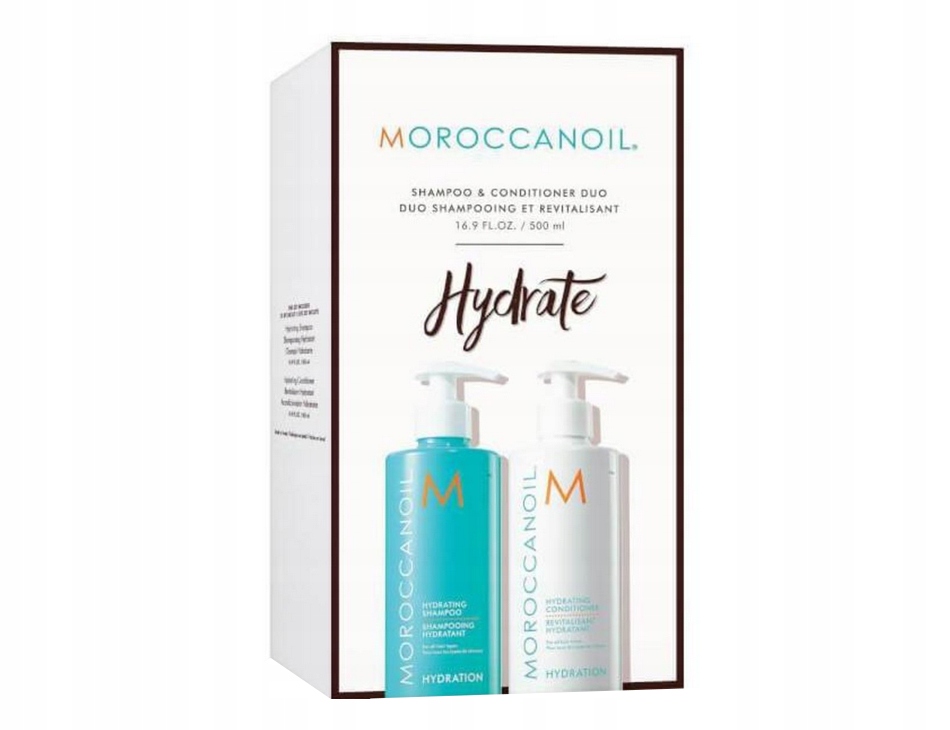 Moroccanoil Hydration Szampon 500ml Odżywka 500ml