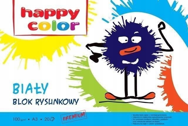 Blok rysunkowy A3/20K HAPPY COLOR