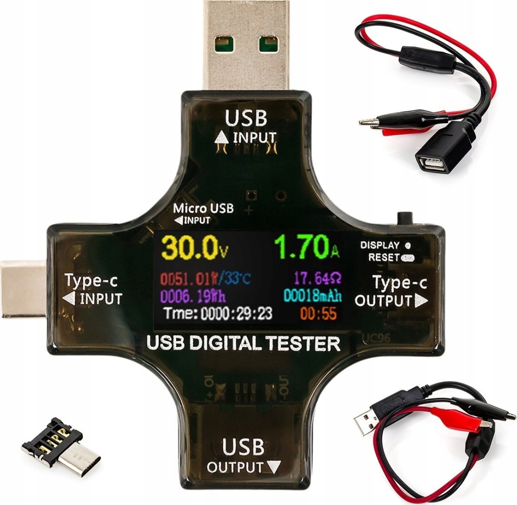 Spacetronik WIELOFUNKCYJNY TESTER USB SP-UT01 Spacetronik