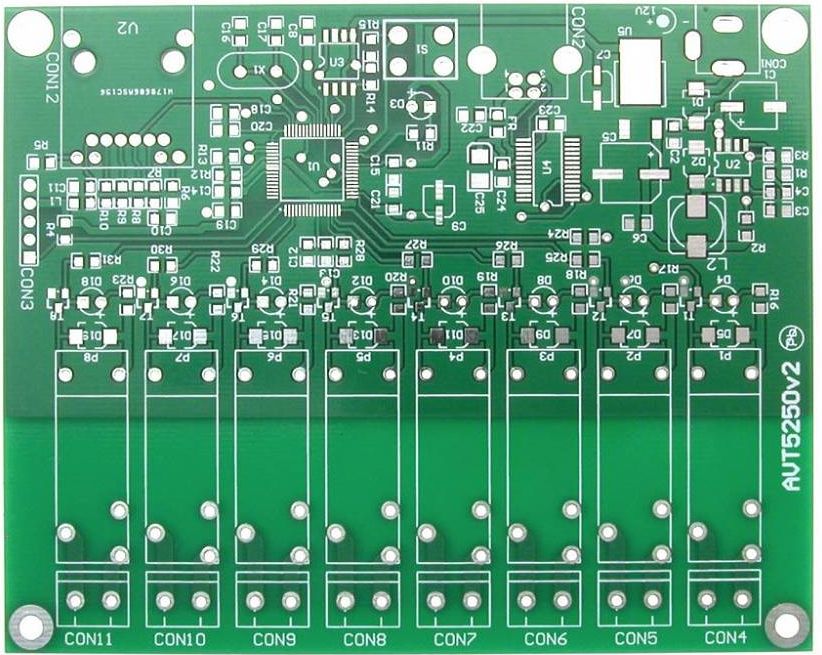 Karta przekaźników z Ethernet-em AVT5250 PCB+ uP