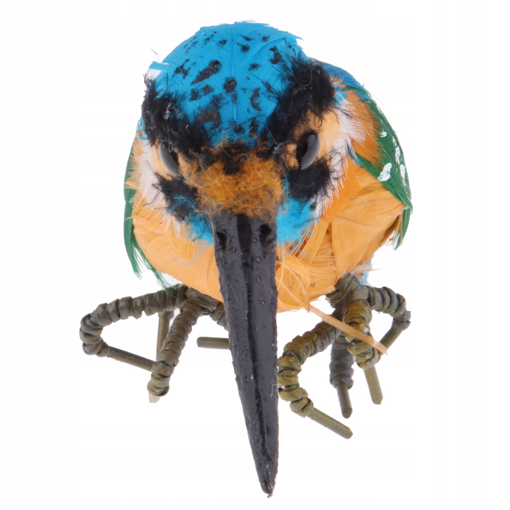 Realistyczny Kingfisher Bird Ornament Ogród