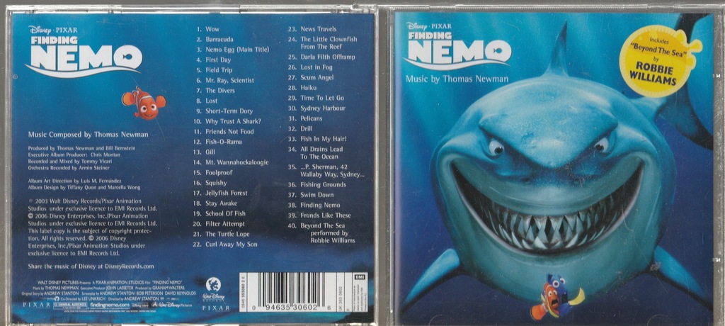 Płyta CD Thomas Newman - Finding Nemo / Gdzie Jest Nemo ? Soundtrack ______