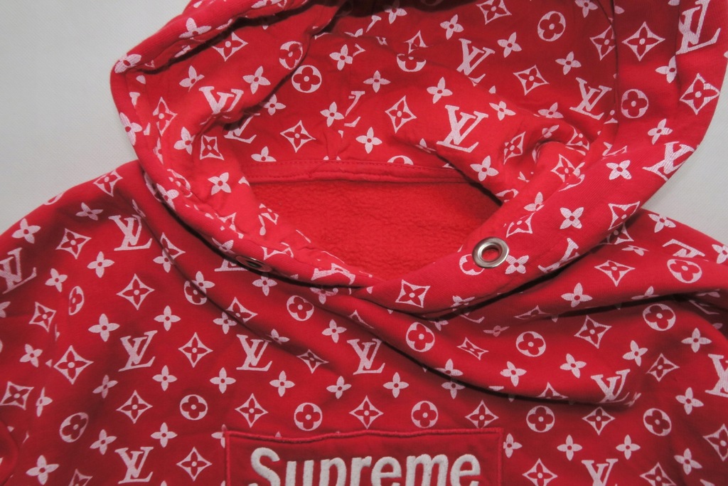 Supreme x Louis Vuitton bluza z kapturem - 11391701996 - oficjalne archiwum  Allegro