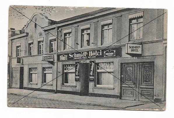 Świnoujście Schmidt;s Hotel 1926