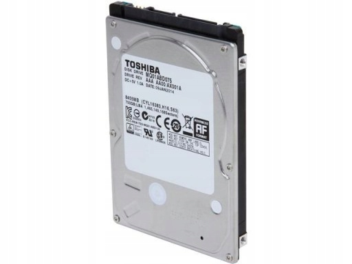 Dysk Twardy 750GB Toshiba MQ01ABD075 - 9mm