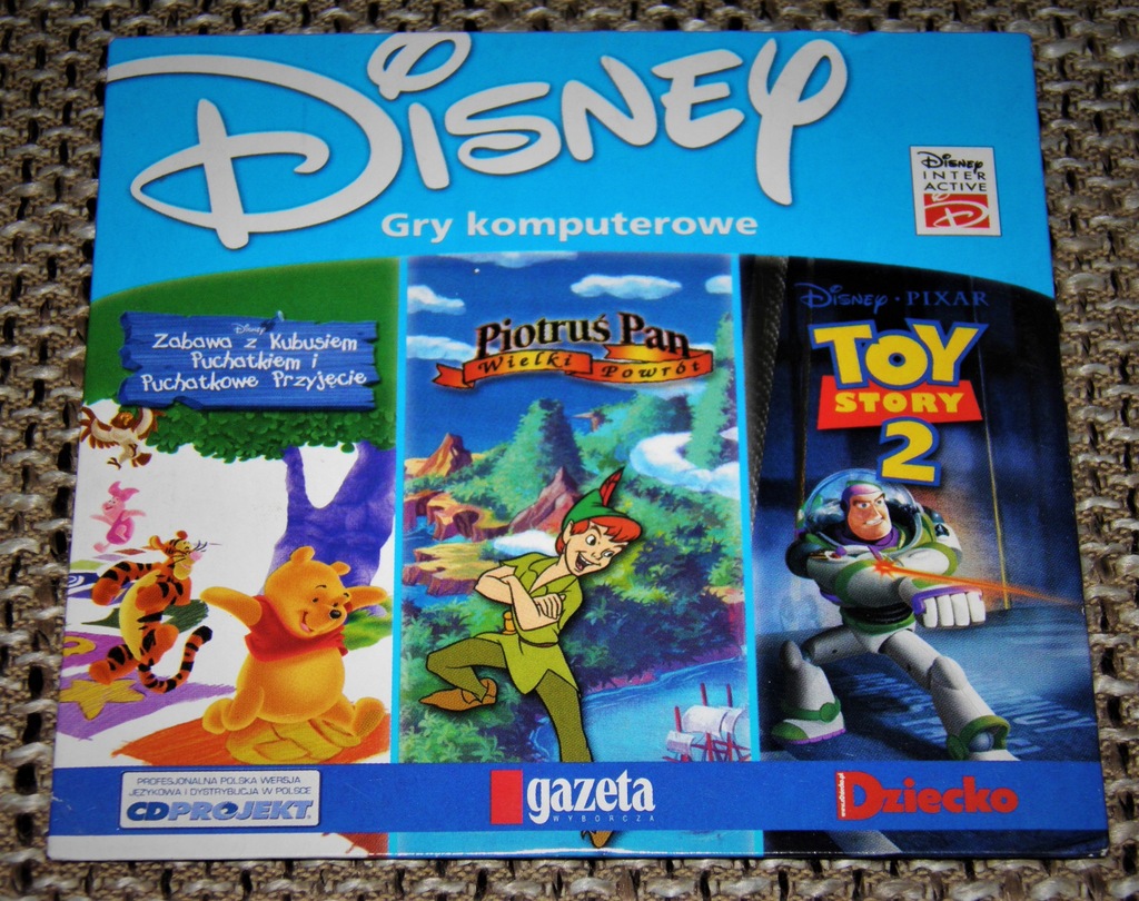 Disney 3 Gry Komputerowe Toy Story 2 Piotrus Pan 7892933597 Oficjalne Archiwum Allegro