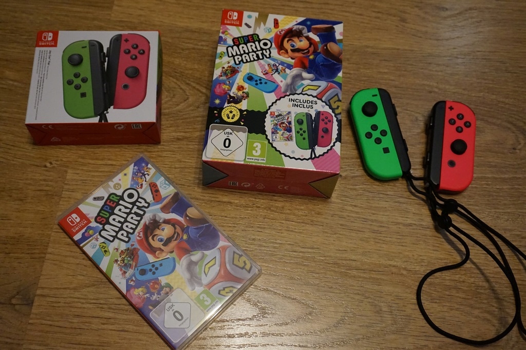 Super Mario Party, zestaw joy-con, Nintendo Switch