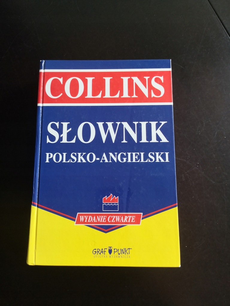 Collins - Słownik polsko - angielski - duży, twarda oprawa- bdb