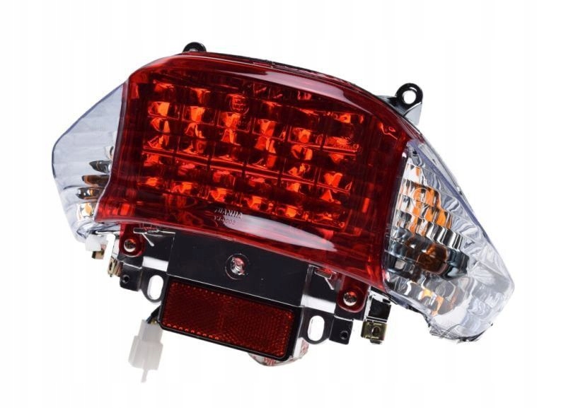 Lampa tylna do większości skuterów LED (białe kierunkowskazy) QT-4