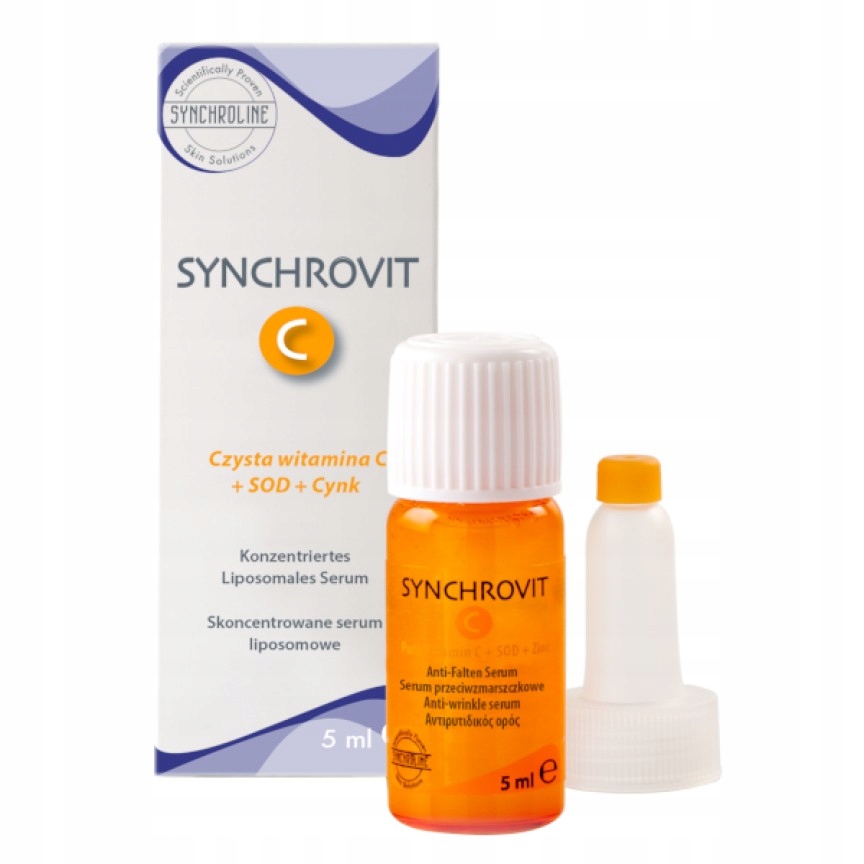 Synchrovit C serum z wit C 10% + SOD i cynk, 5 ml