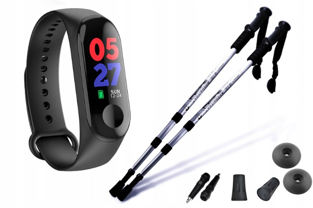 Купить Трекинговые палки NORDIC WALKING 2 шт + SMART-BAND: отзывы, фото, характеристики в интерне-магазине Aredi.ru