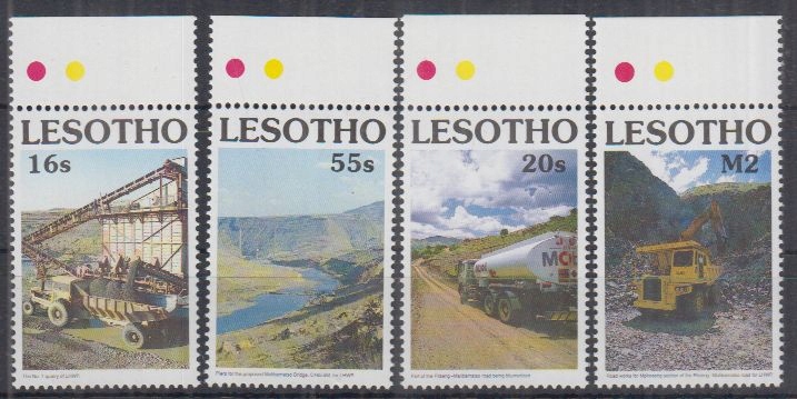 E81. Lesotho MNH Projekt wodny na wyżynach Lesotho