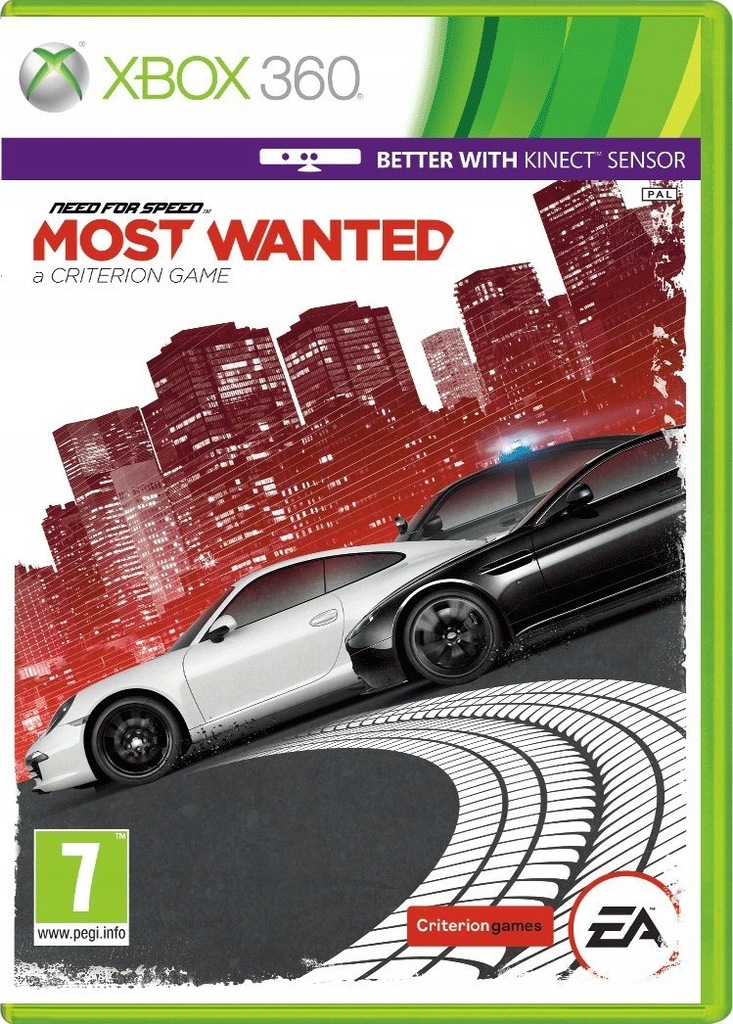NEED FOR SPEED MOST WANTED na XBOX 360 SKLEP ŁÓDŹ