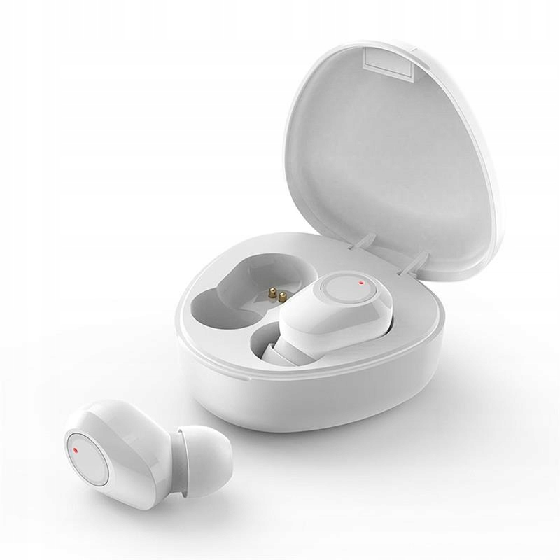 Słuchawki bezprzewodowe / tooth stereo TWS M9 Plus stacja dokująca białe