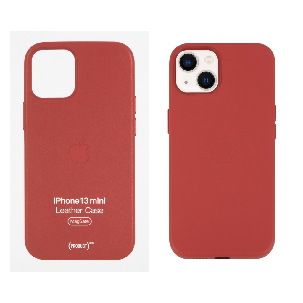 DO IPHONE 13 MINI ETUI LEATHER CASE RED