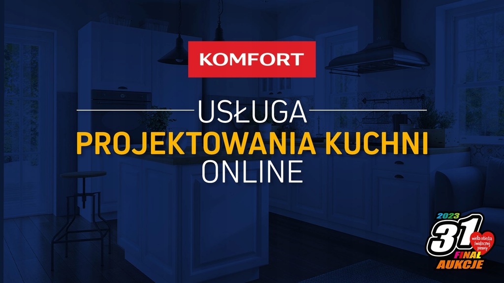 USŁUGA PROJEKTOWANIA KUCHNI ONLINE OD KOMFORT