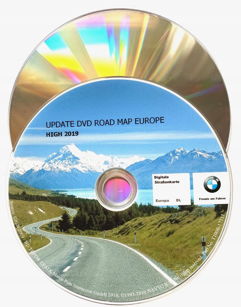 MAPA BMW HIGH 2019 POLSKA PŁYTA DVD NAWIGACJA