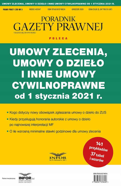 Umowy zlecenie, umowy o dzieło i inne umowy cywiln