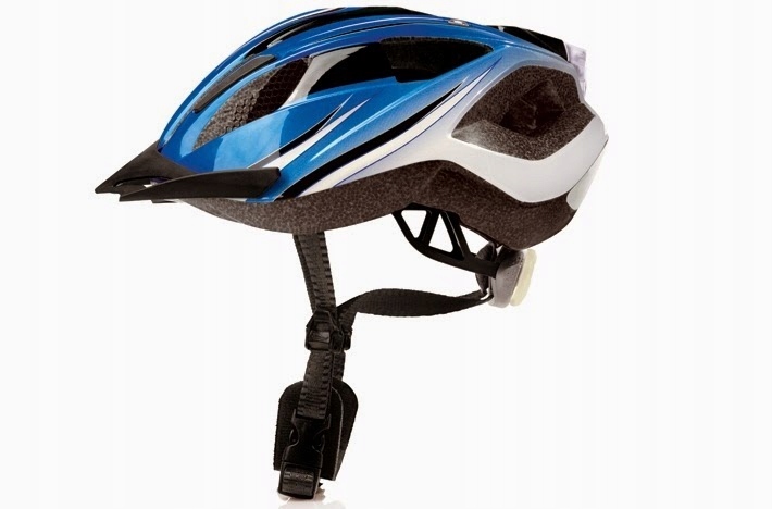 Kask rowerowy z oświetleniem dla dzieci 49-54cm