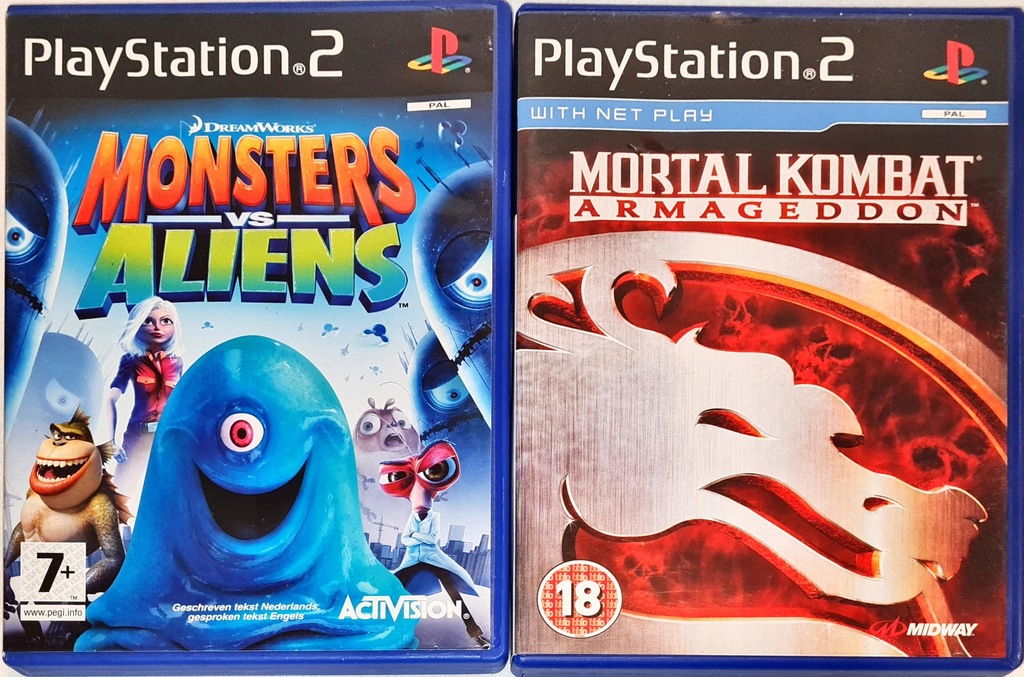 Mortal Kombat Armageddon/Monsters vs Aliens PS2