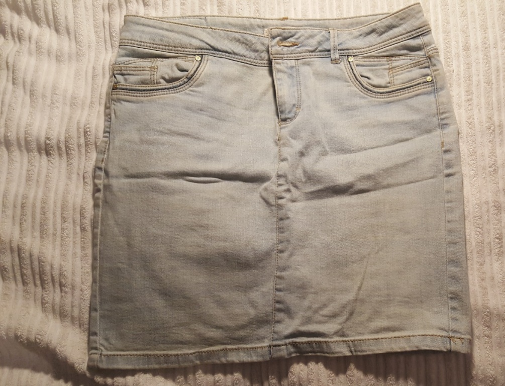 spódnica jeansowa midi, Camaieu, 40