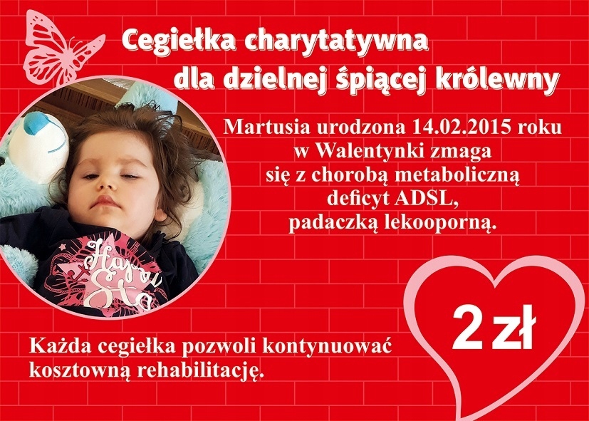 Cegiełka na leczenie Dzielnej Śpiącej Królewny