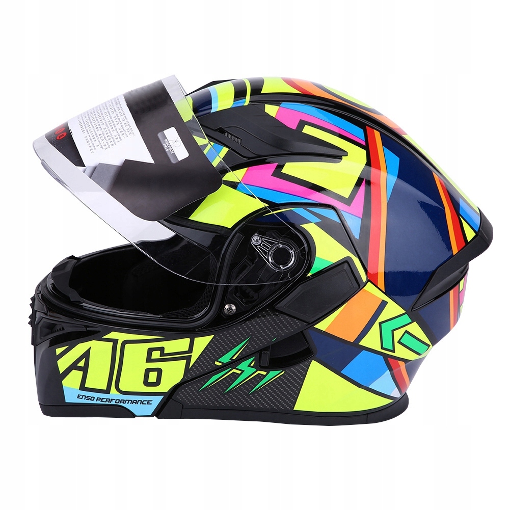 JK-16 Unisex pełny kask motocyklowy dla dorosłych