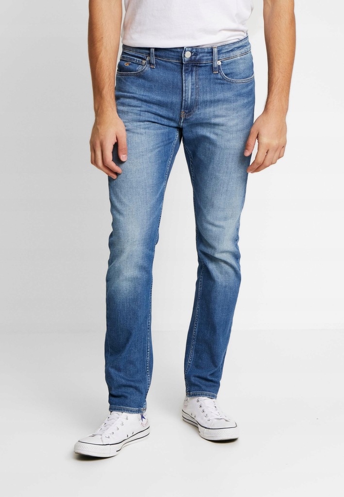 I6G204*CALVIN KLEIN JEANSY MĘSKIE SLIM FIT Y01