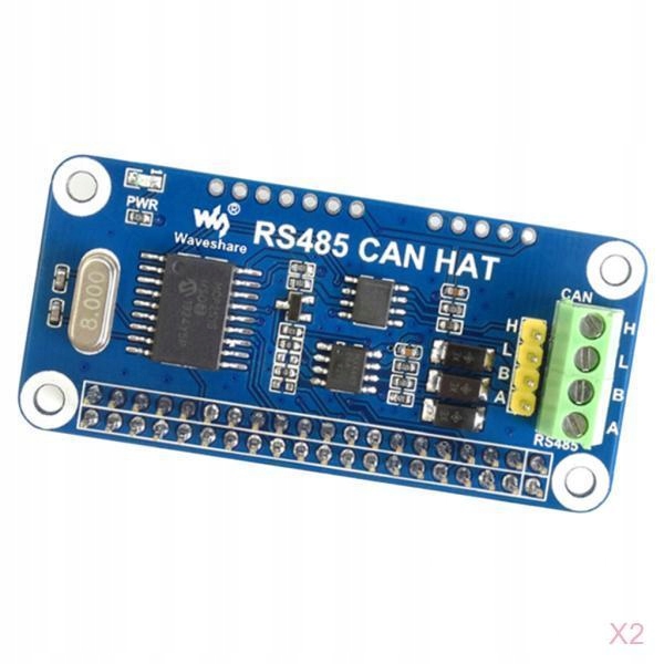 2x for Raspberry Pi RS485 CAN HAT Long distance UART Module Extension Board