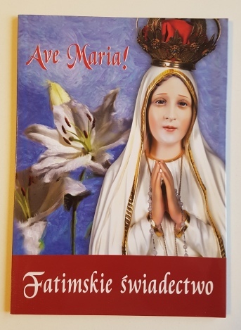 książeczka "Fatimskie świadectwo".nowa