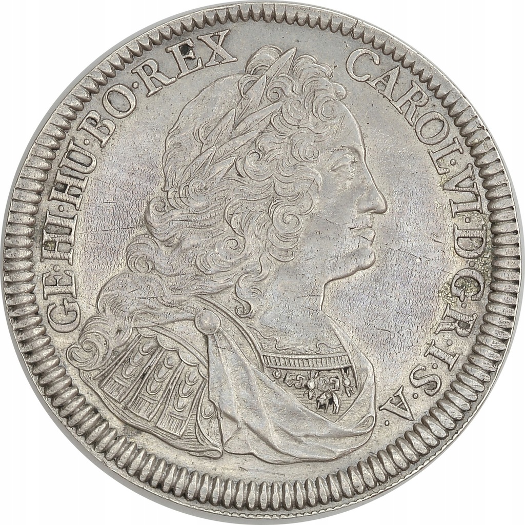 3.gs.AUSTRIA, KAROL VI, 1 TALAR 1737