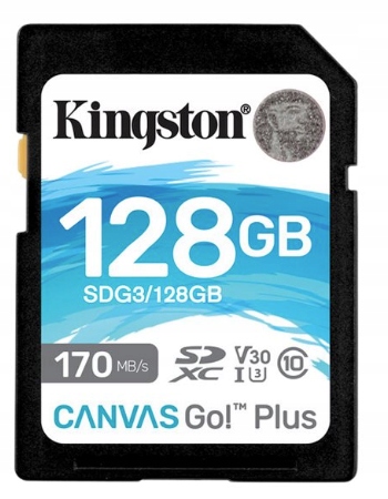 Karta SD Kingston Canvas Go Plus 128 GB