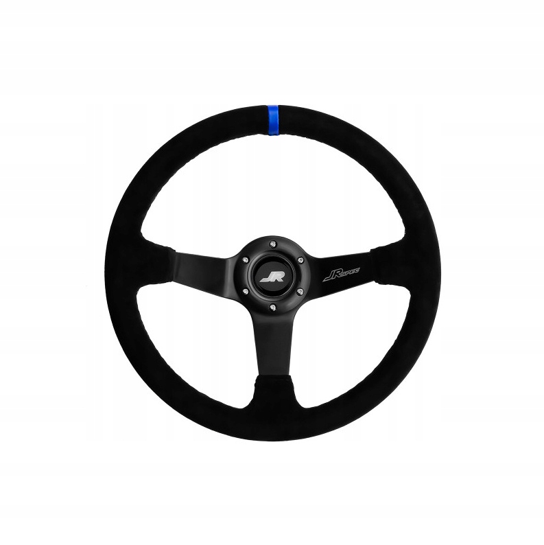 KIEROWNICA JRSPEC 350MM OFFSET:80MM ZAMSZ BLUE STR