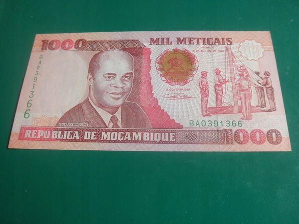 MOZAMBIK 1000 METICAIS 1991 UNC