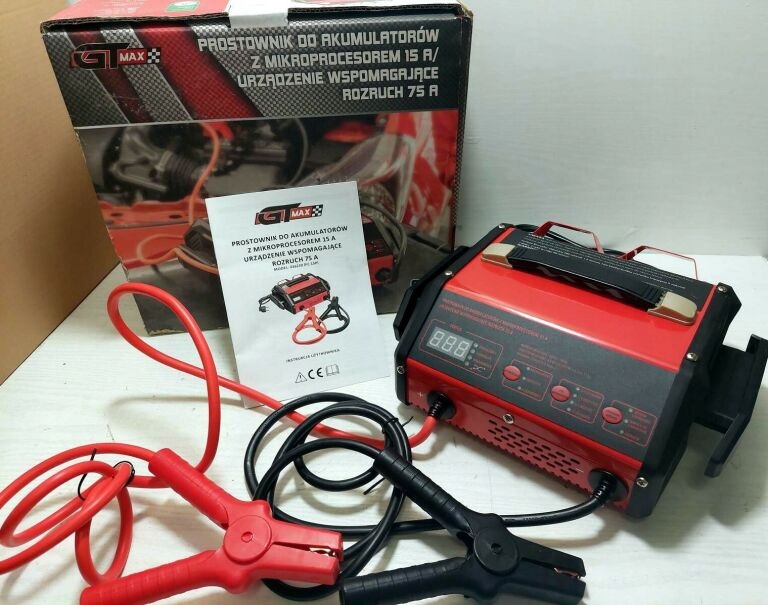 PROSTOWNIK GT MAX 15A Z ROZRUCHEM 75A OKAZJA
