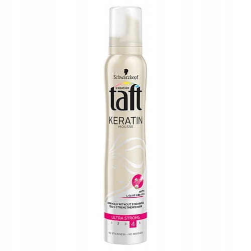Taft Keratin Ultra Strong Pianka do włosów 200 ml