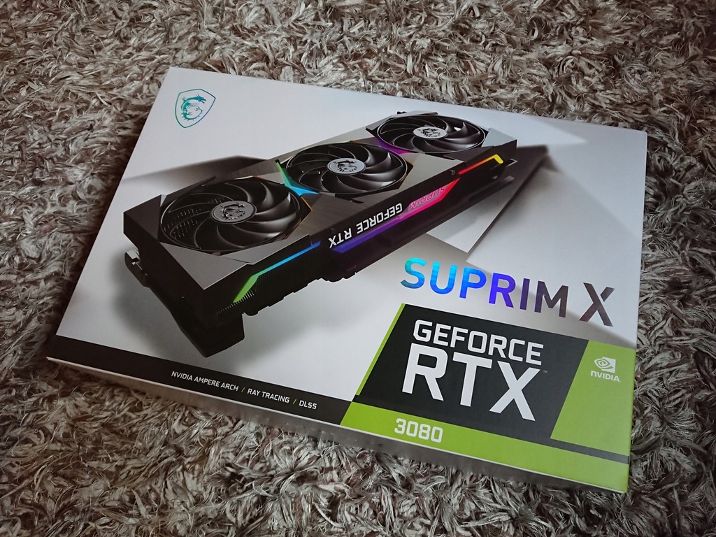 MSI RTX 3080 Suprim X 10GB GDDR6X NOWY!