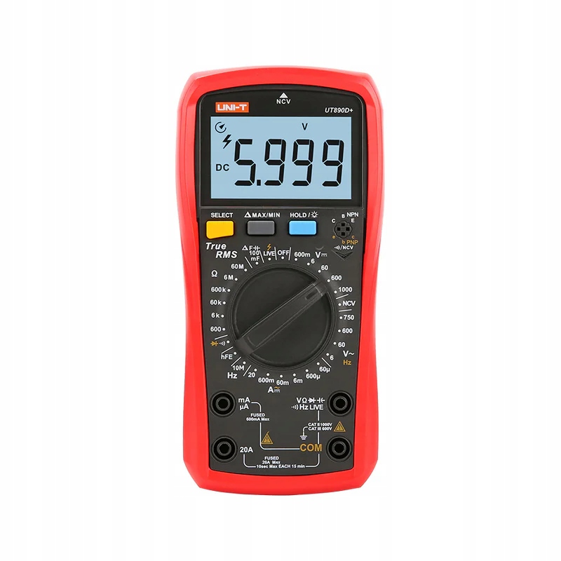 Miernik uniwersalny Uni-T UT890D+