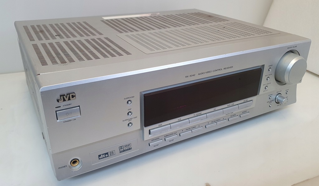 Amplituner JVC RX5042S 5.1 Srebrny 13498321736 oficjalne archiwum