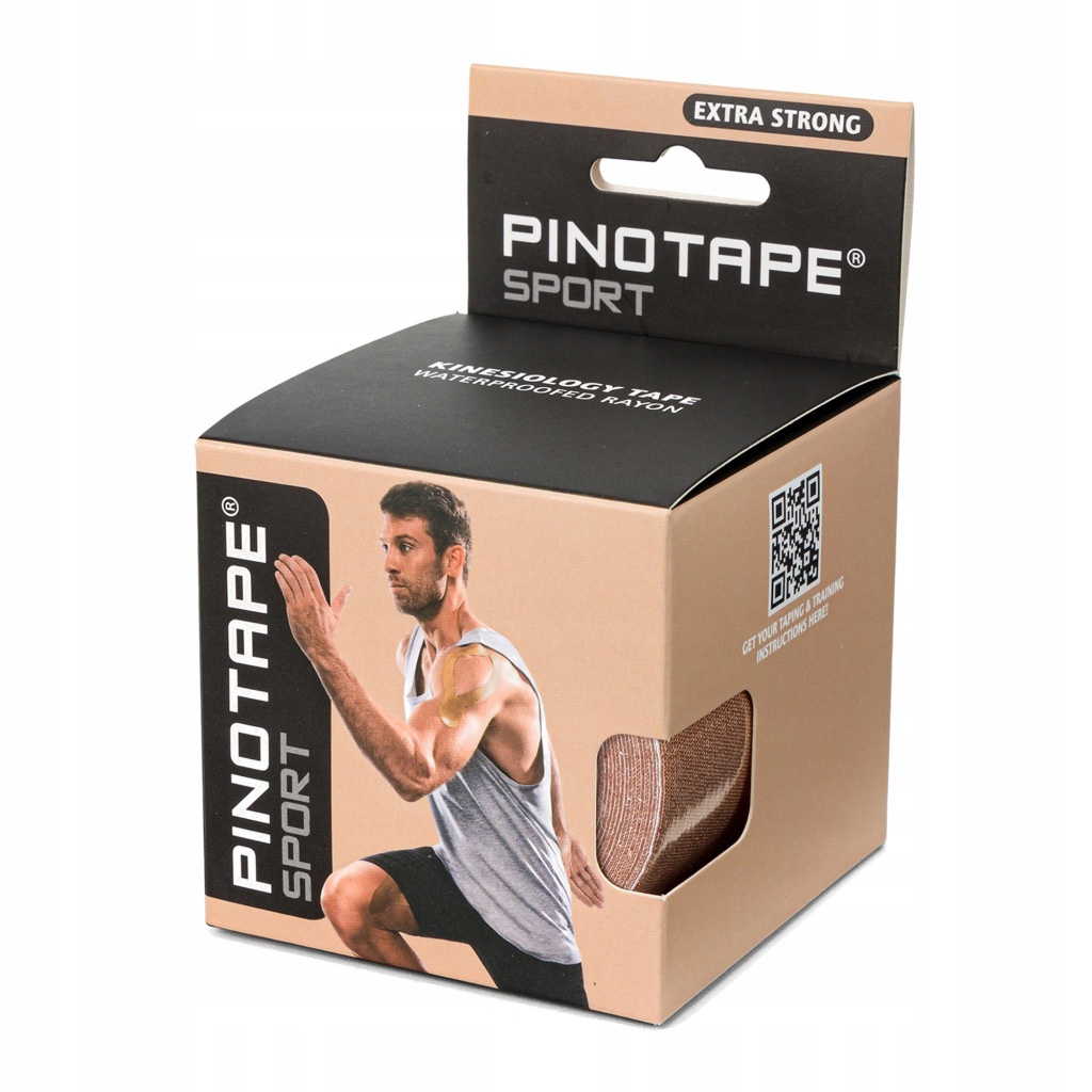 Taśma do kinesiotapingu PinoTape Prosport beżowy 45096 7.5 cm x 5m