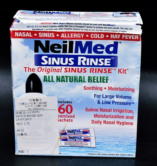 5006-12NEILMED SINUS RINSE ZESTAW DO PLUKANIA NOSA