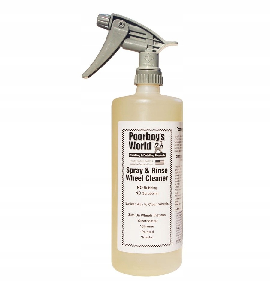 Poorboy's Spray Rinse Wheel Cleaner /Sprayer 946ml