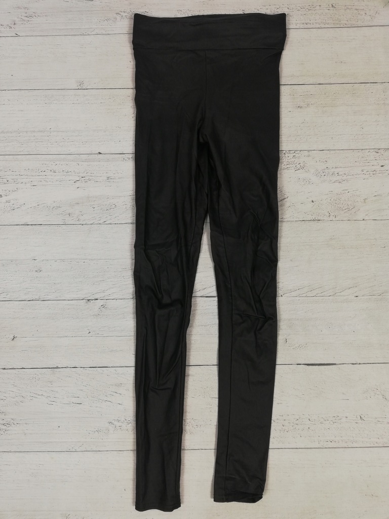 RIVER ISLAND_damskie legginsy nabłyszczane_38