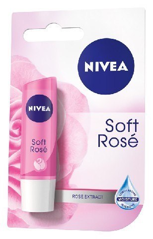 Nivea Nivea Lip Care Pomadka ochronna SOFT ROSE 4.